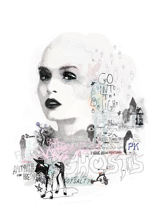 Feminine Illustrations by Raphael Vicenzi
