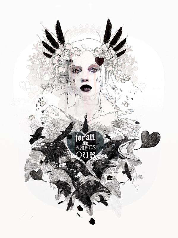 Feminine Illustrations by Raphael Vicenzi