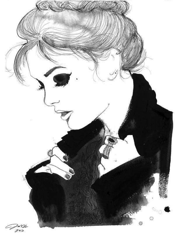 Fashion Illustrations by Jessica Durrant