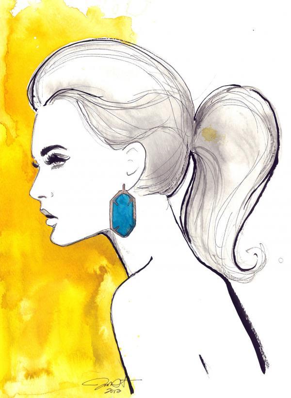Fashion Illustrations by Jessica Durrant