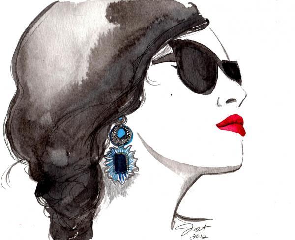 Fashion Illustrations by Jessica Durrant