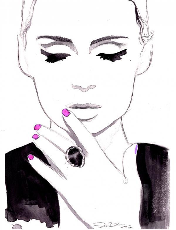 Fashion Illustrations by Jessica Durrant