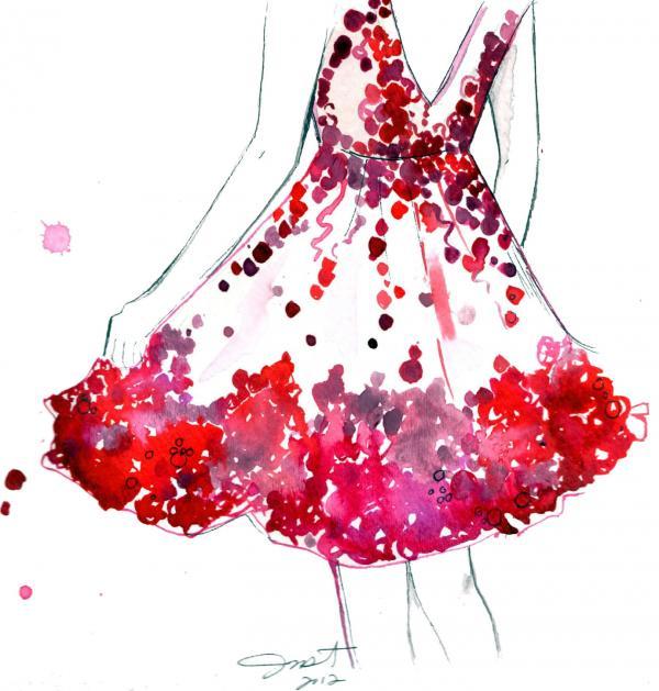 Fashion Illustrations by Jessica Durrant