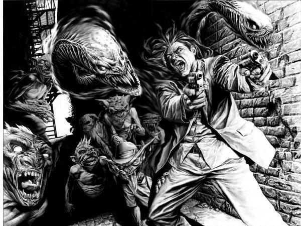 Comic Illustrations by L.J. Bermejo