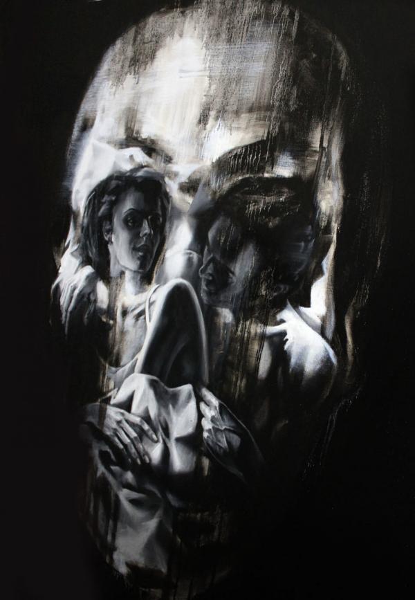 Skull Illusion Artwork by Tom French