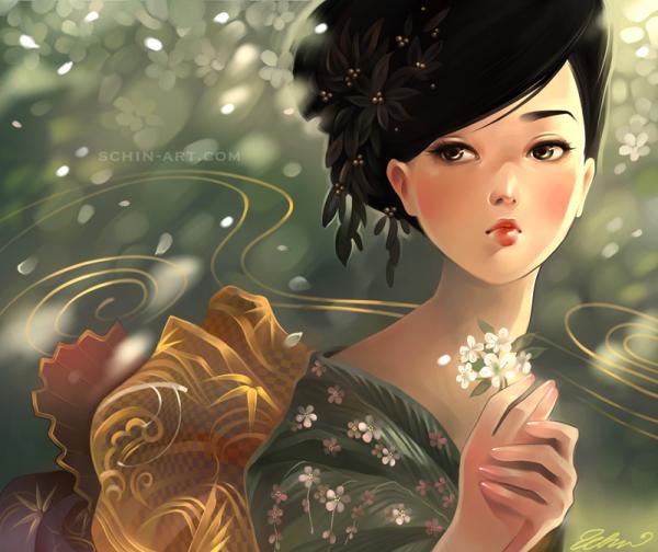 Fantasy Digital Portraits by Schin Loong