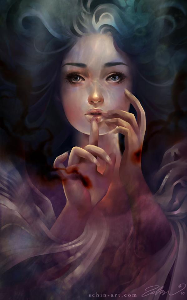 Fantasy Digital Portraits by Schin Loong