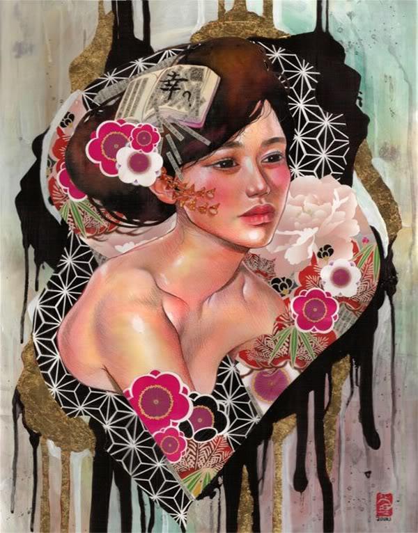 Mixed Media Illustrations by JUURI