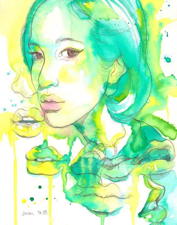 Mixed Media Illustrations by JUURI