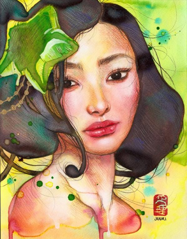 Mixed Media Illustrations by JUURI