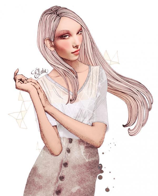 Fashion Illustrations by Ëlodie