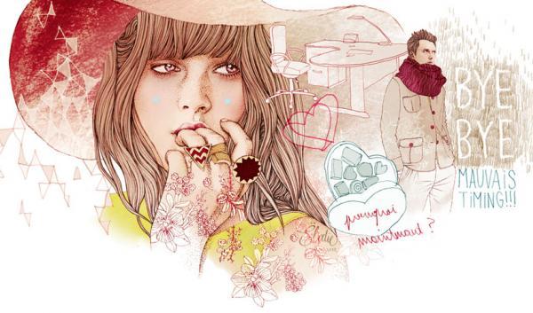 Fashion Illustrations by Ëlodie