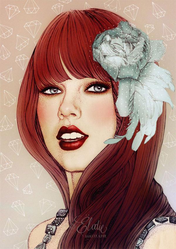 Fashion Illustrations by Ëlodie