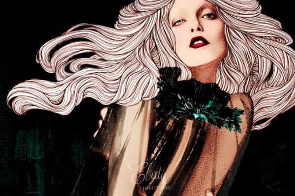Fashion Illustrations by Ëlodie