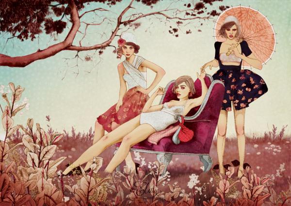 Fashion Illustrations by Ëlodie