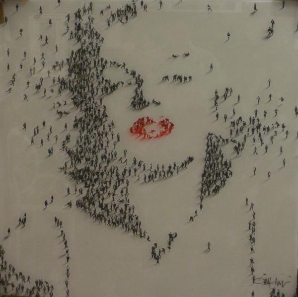 Portraits Using Tiny Figures by Craig Alan