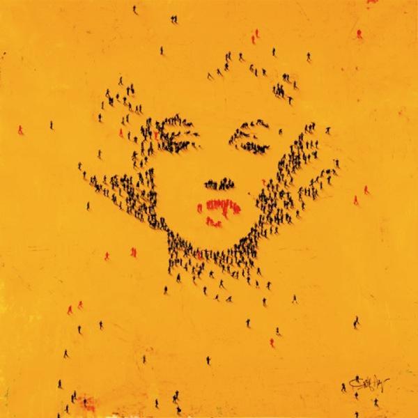 Portraits Using Tiny Figures by Craig Alan
