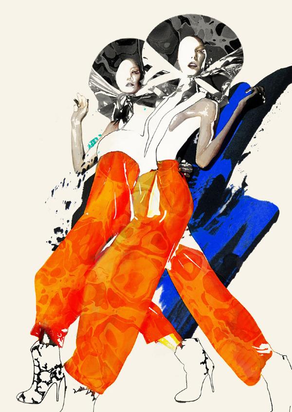 Fashion Illustrations by Spiros Halaris