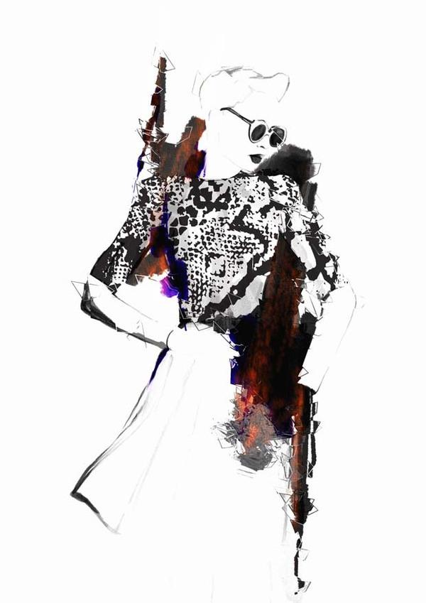 Fashion Illustrations by Spiros Halaris