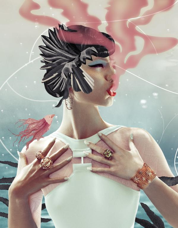 Mix Media Illustrations by Vesna Pesic