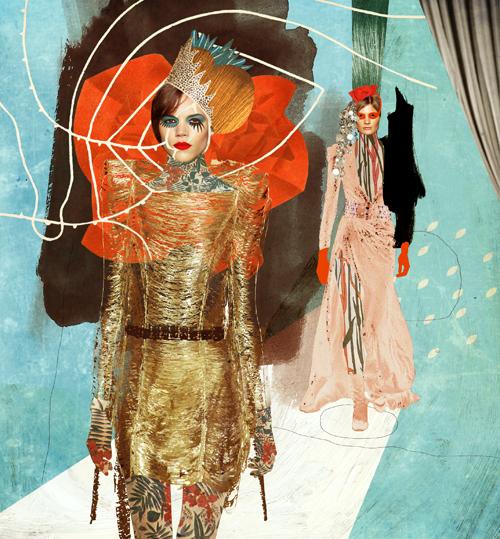 Mix Media Illustrations by Vesna Pesic