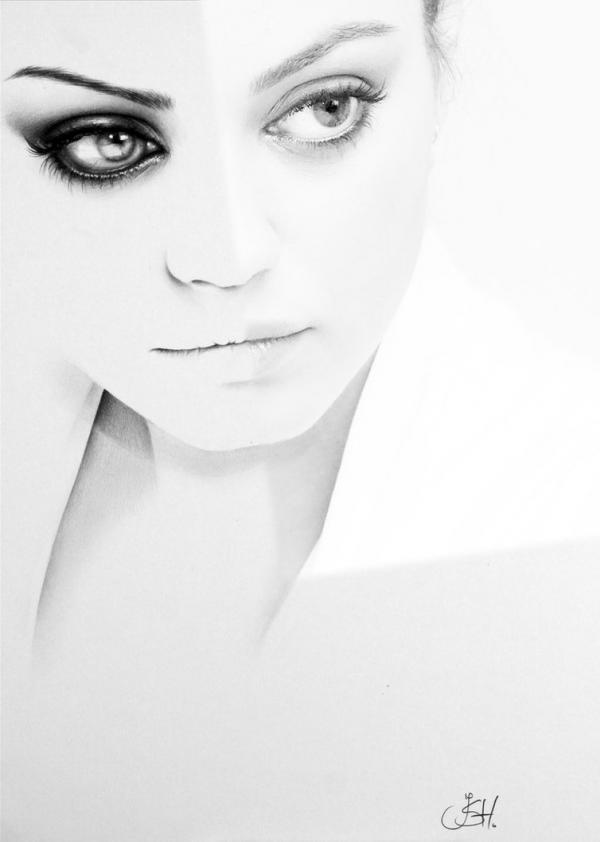 Realistic Pencil Drawings by Ileana Hunter