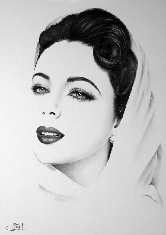 Realistic Pencil Drawings by Ileana Hunter