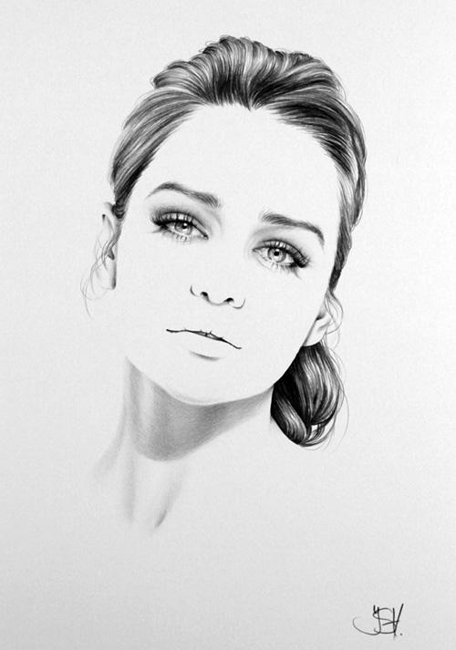 Realistic Pencil Drawings by Ileana Hunter