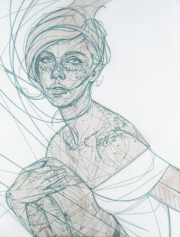 Dynamic Line Portraits by Jason Thielke