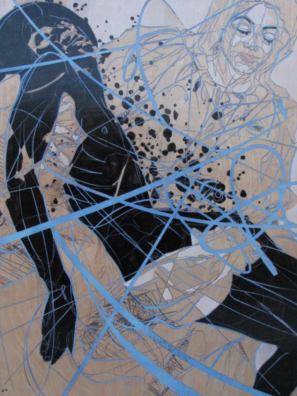 Dynamic Line Portraits by Jason Thielke