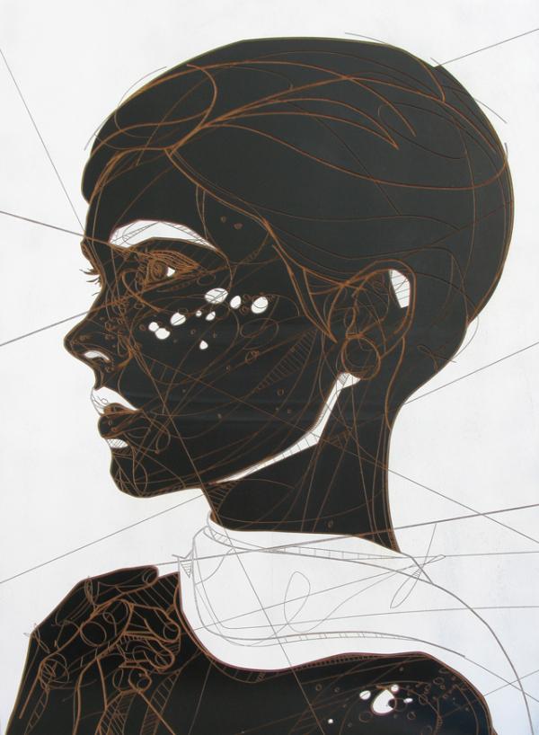 Dynamic Line Portraits by Jason Thielke