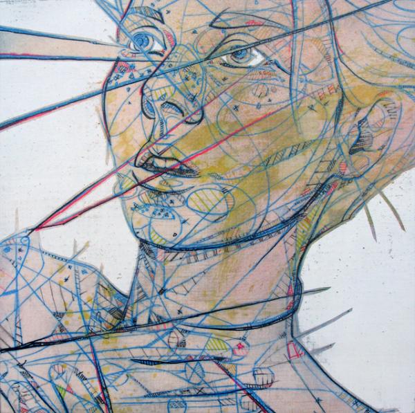 Dynamic Line Portraits by Jason Thielke