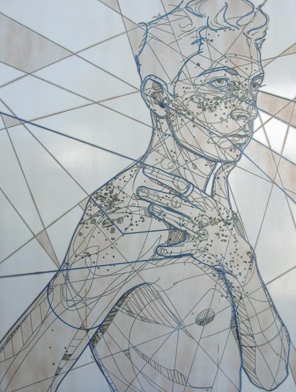 Dynamic Line Portraits by Jason Thielke