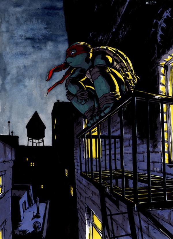 Ninja Turtles Illustrations by Ross Campbell