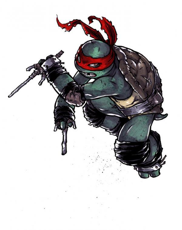 Ninja Turtles Illustrations by Ross Campbell