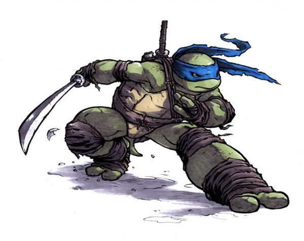 Ninja Turtles Illustrations by Ross Campbell