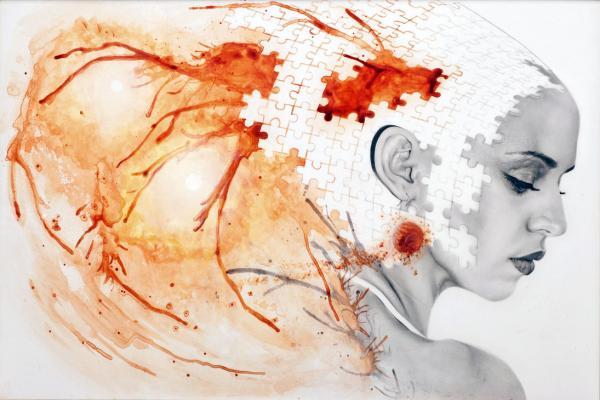 Mixed Media Drawings by Jess Wathen
