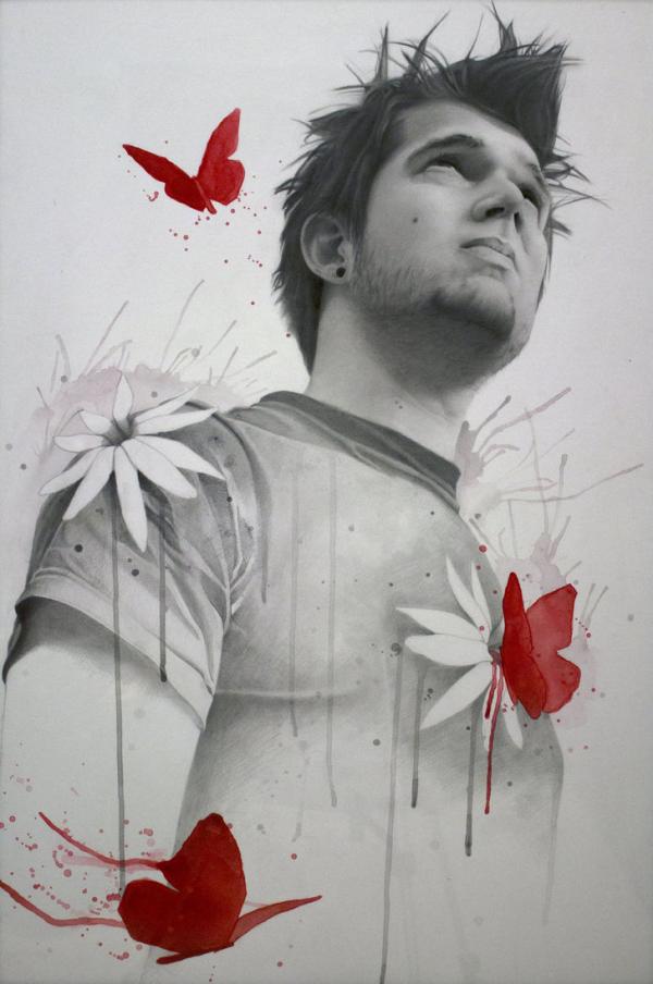 Mixed Media Drawings by Jess Wathen