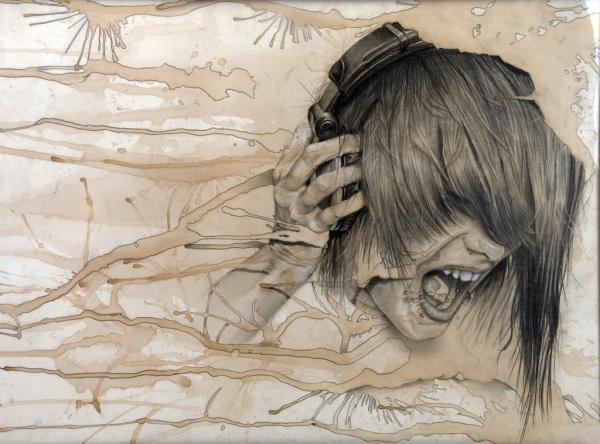 Mixed Media Drawings by Jess Wathen