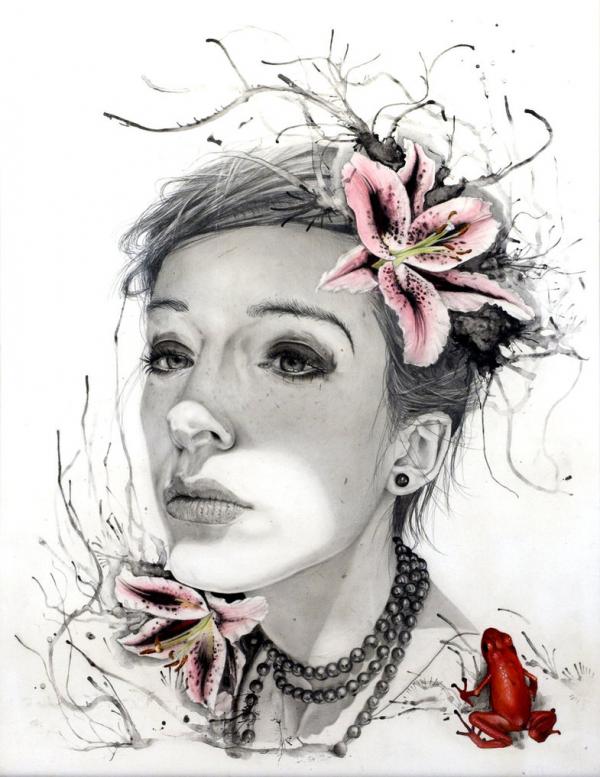 Mixed Media Drawings by Jess Wathen
