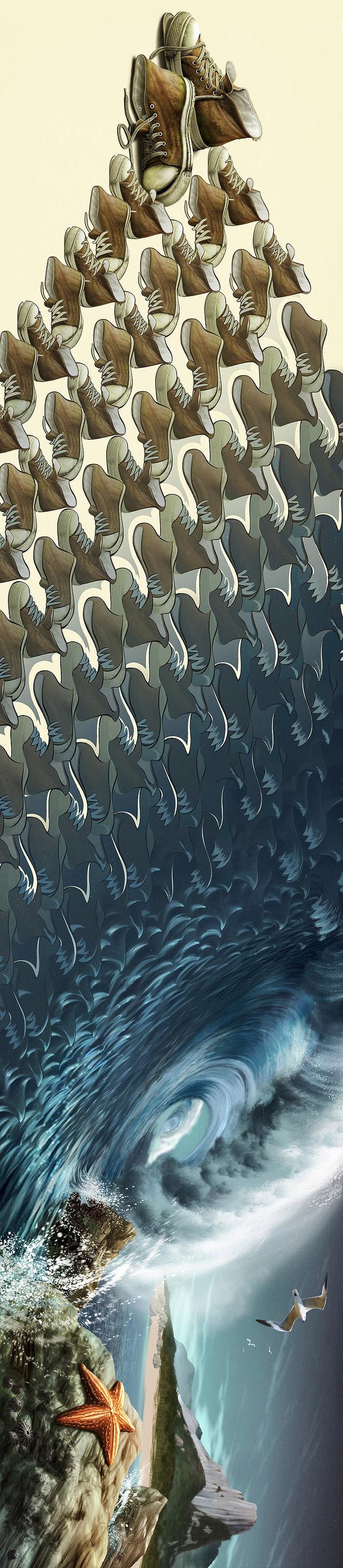 Creative Cartoonish Illusions By Oscar Ramos