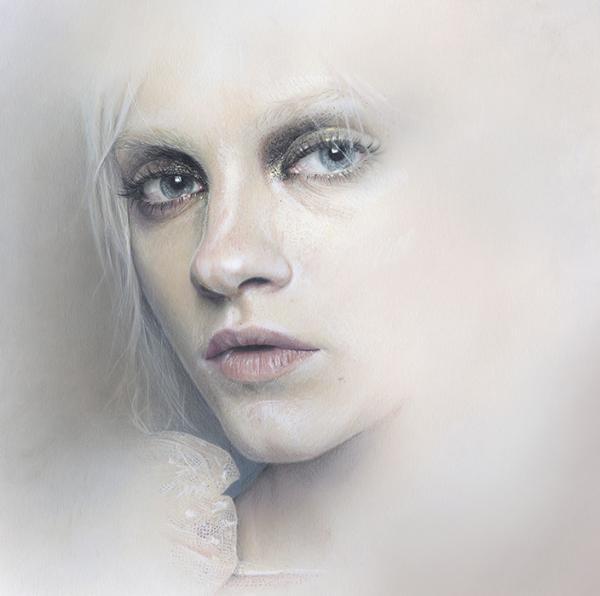 Mixed Media Portrait Illustrations by Bec Winnel