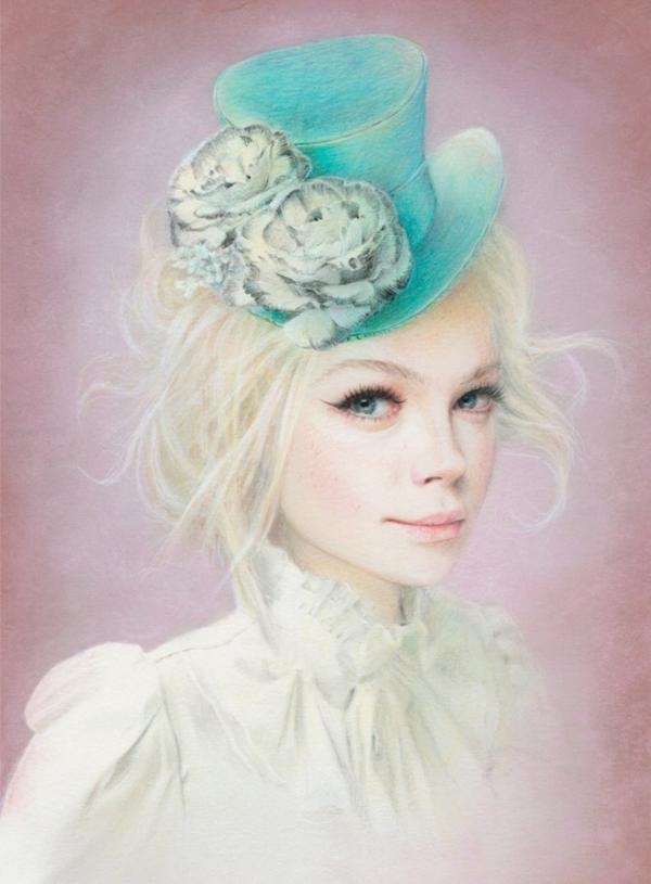 Mixed Media Portrait Illustrations by Bec Winnel