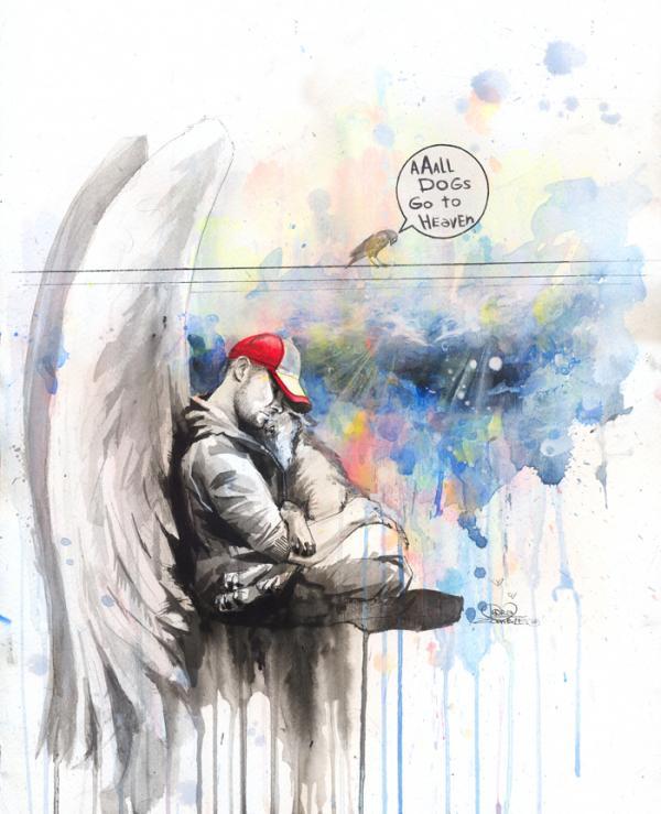Mixed Media Illustrations by Lora Zombie