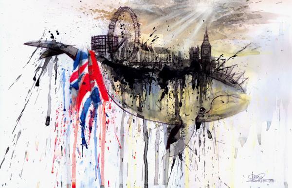 Mixed Media Illustrations by Lora Zombie