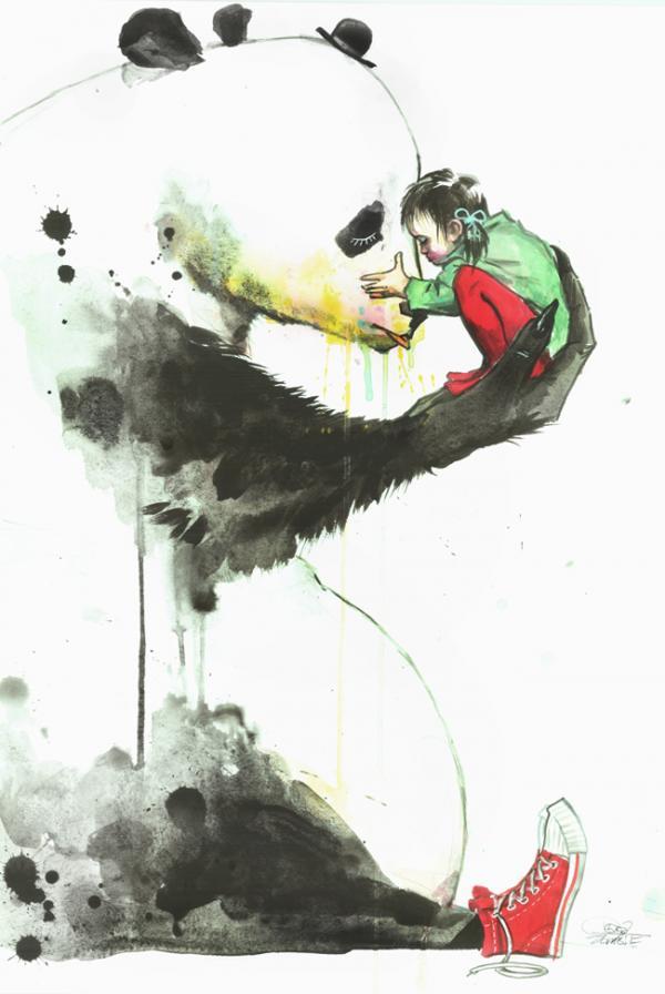 Mixed Media Illustrations by Lora Zombie