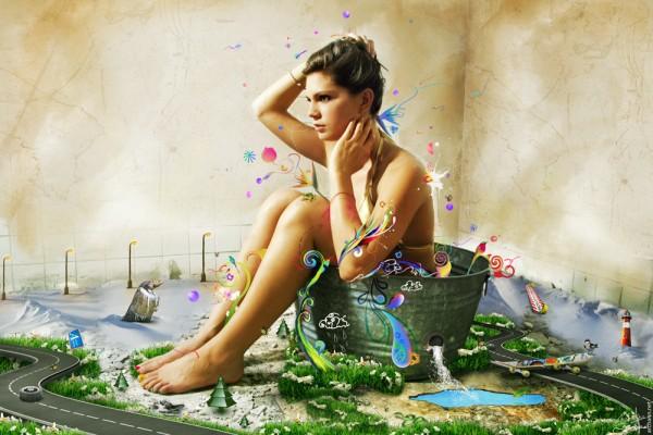 Mixed Media Illustrations by Archan Nair