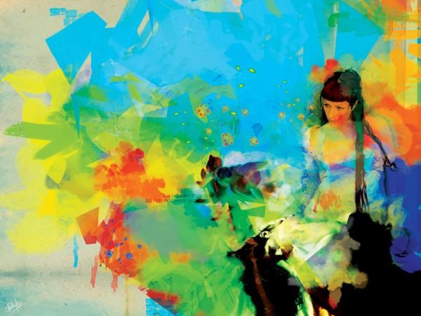 Mixed Media Illustrations by Archan Nair