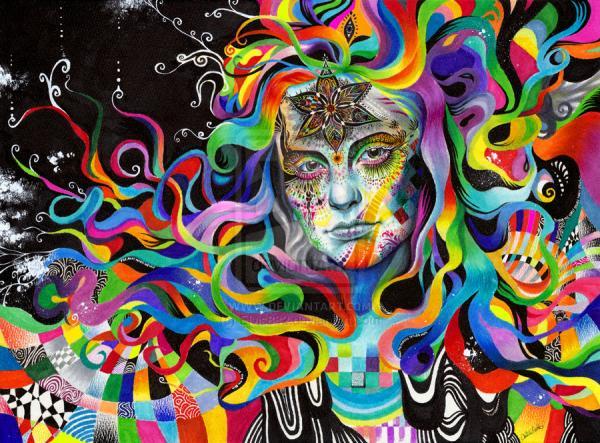 Mixed Media Drawings by Callie Fink
