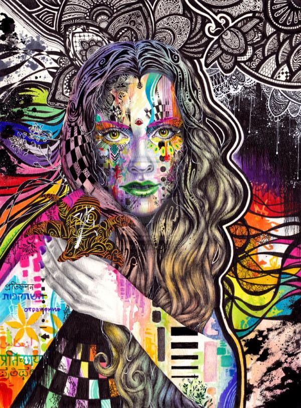 Mixed Media Drawings by Callie Fink